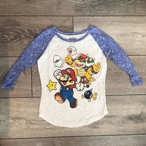 Super Mario Softball Tee
